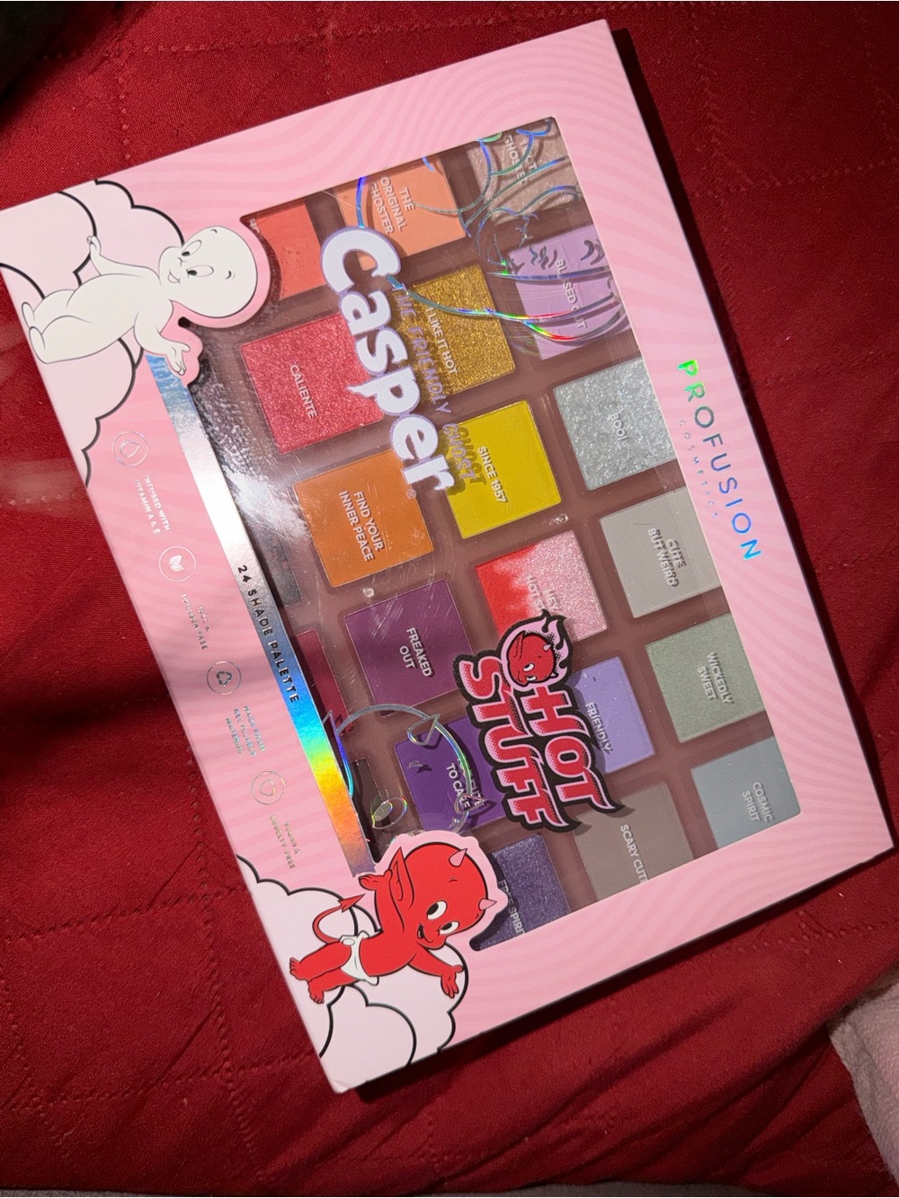 Profusion Cosmetics Pink & Purple Multi-Tone Eyeshadow Palette